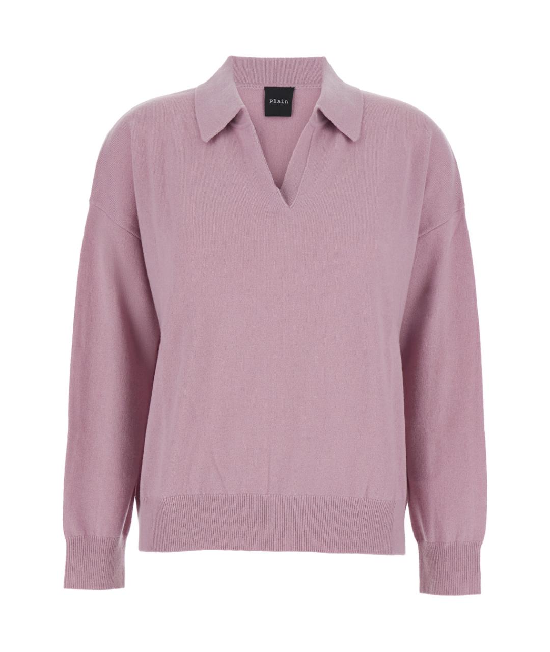 PLAIN Розовый кашемировый джемпер / свитер, фото 1