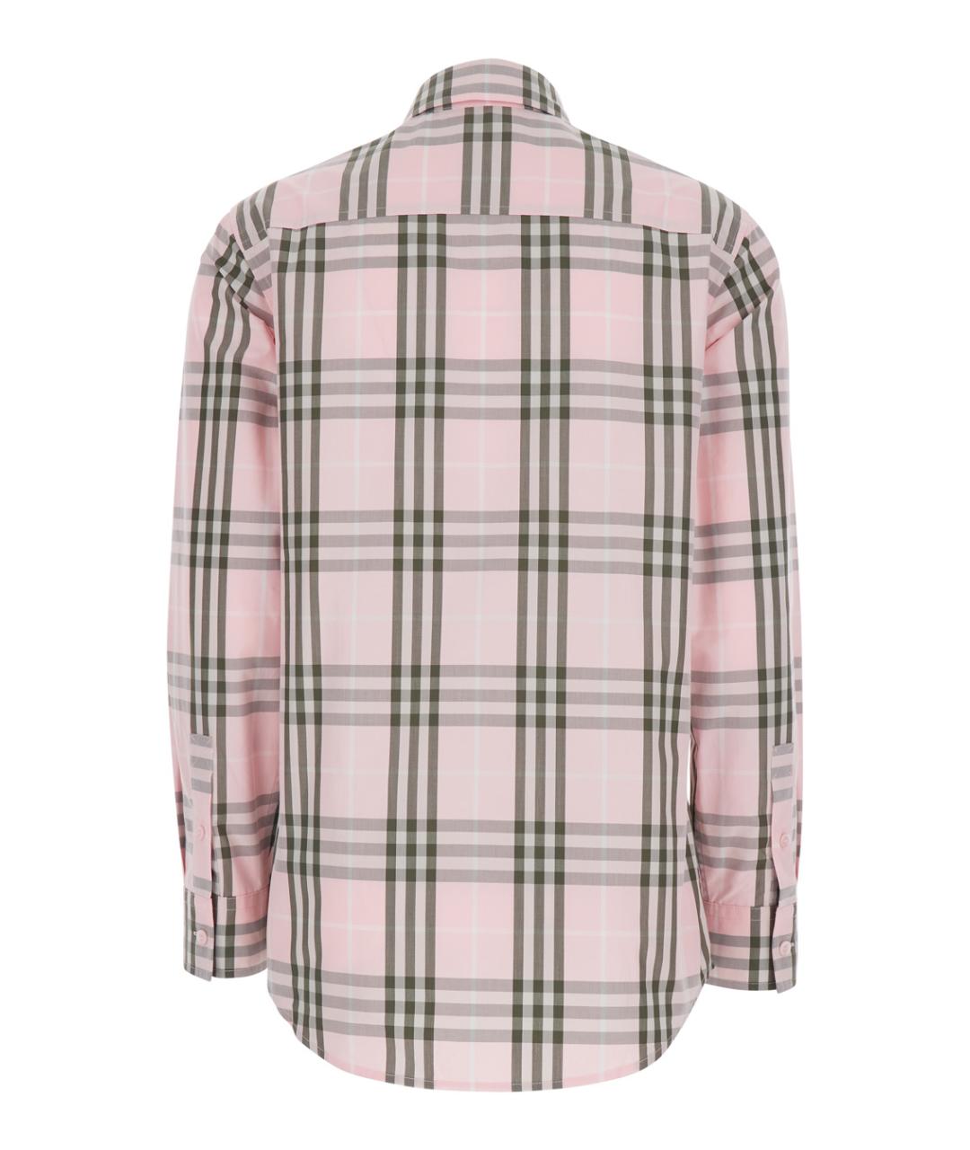 BURBERRY Розовая хлопковая рубашка, фото 2