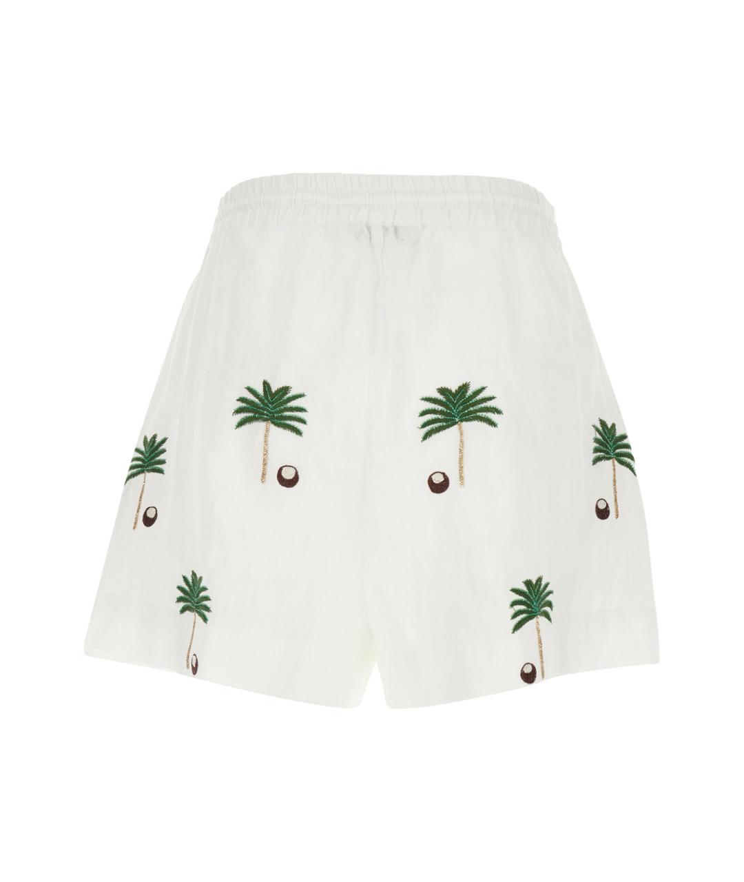 BENARAS BY CITRUS Белые льняные шорты, фото 2