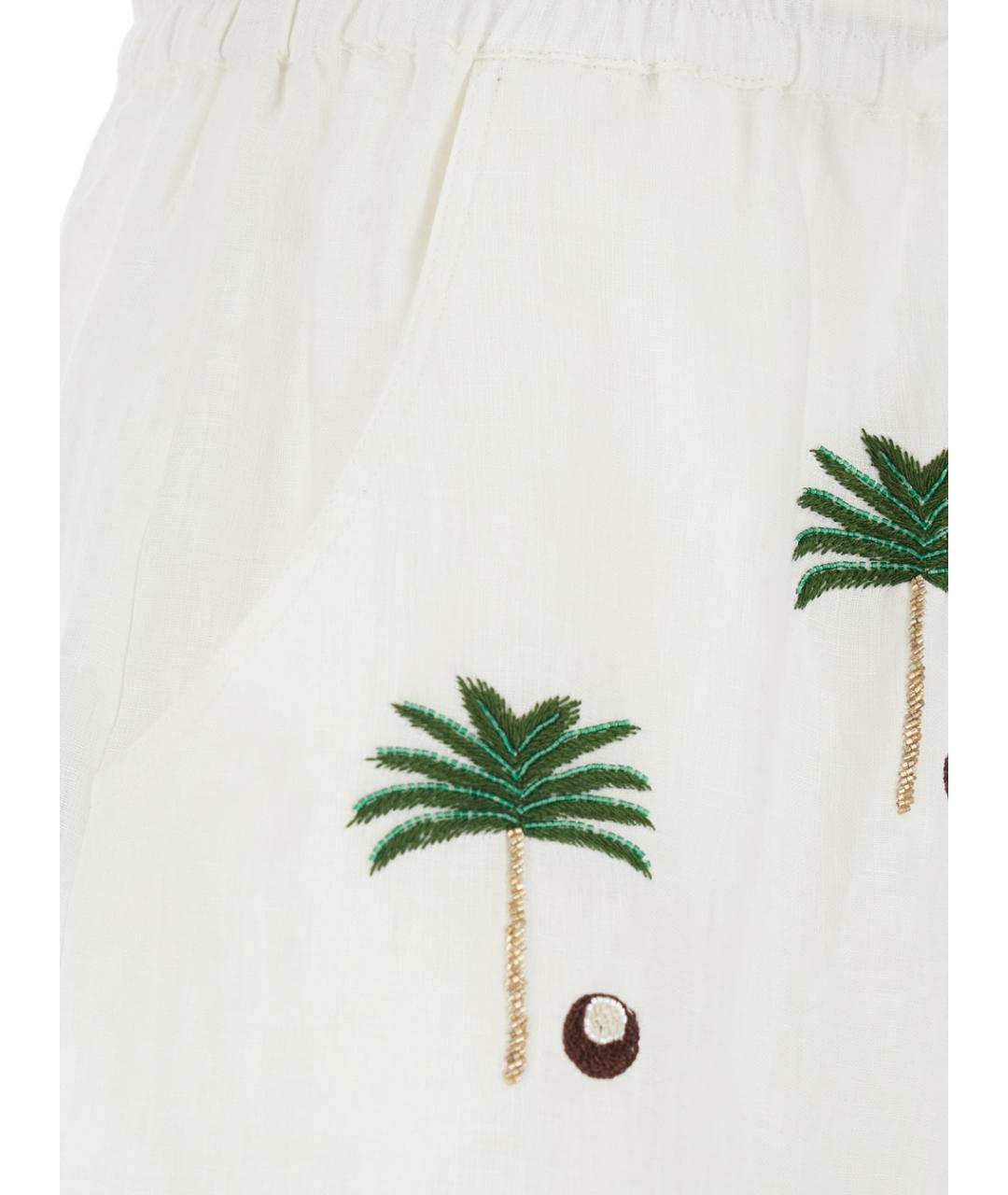 BENARAS BY CITRUS Белые льняные шорты, фото 3