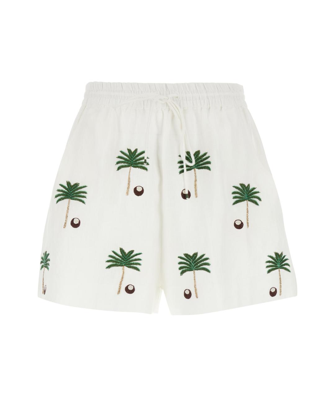 BENARAS BY CITRUS Белые льняные шорты, фото 1