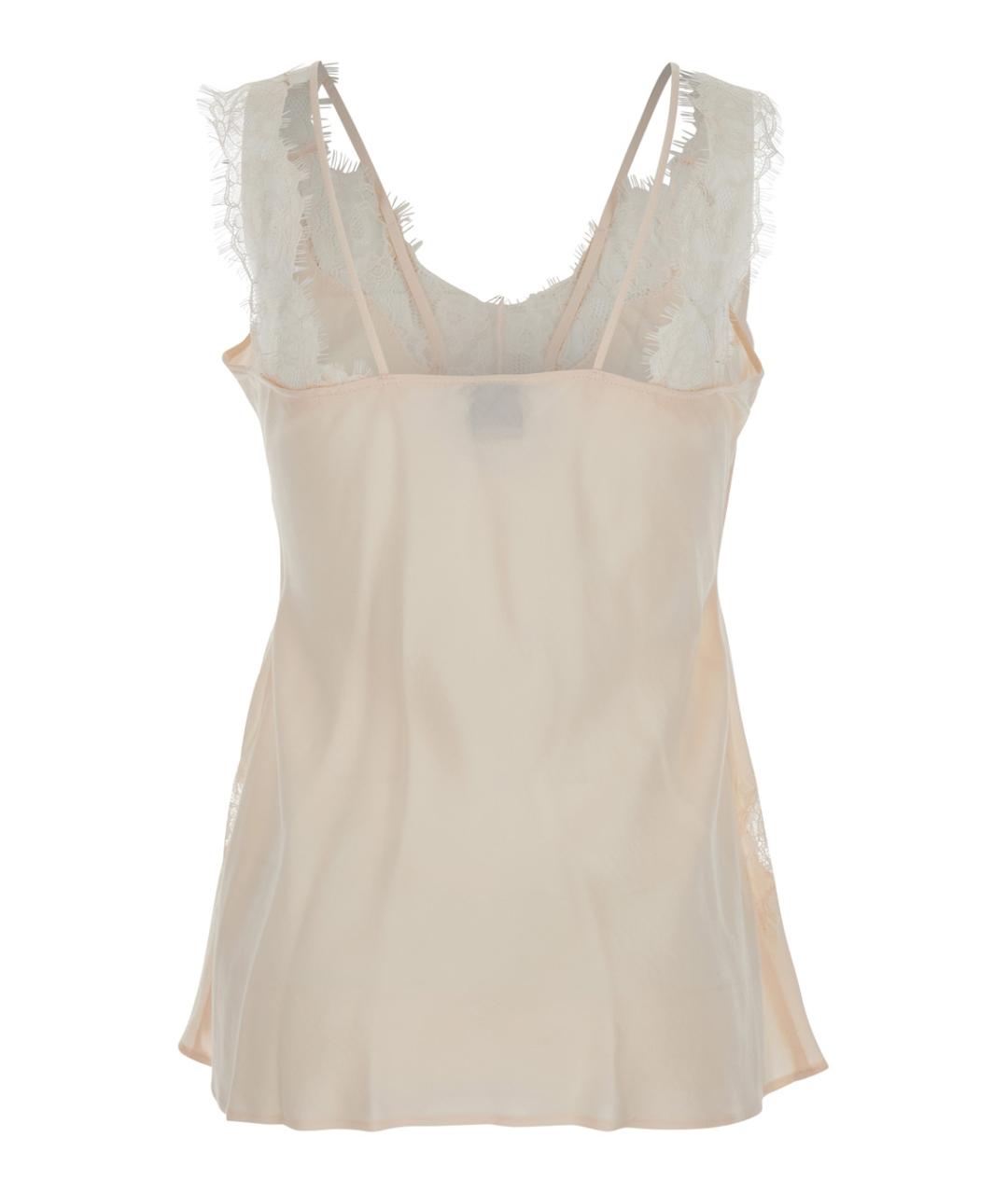 PINKO Розовая вискозная майка, фото 2