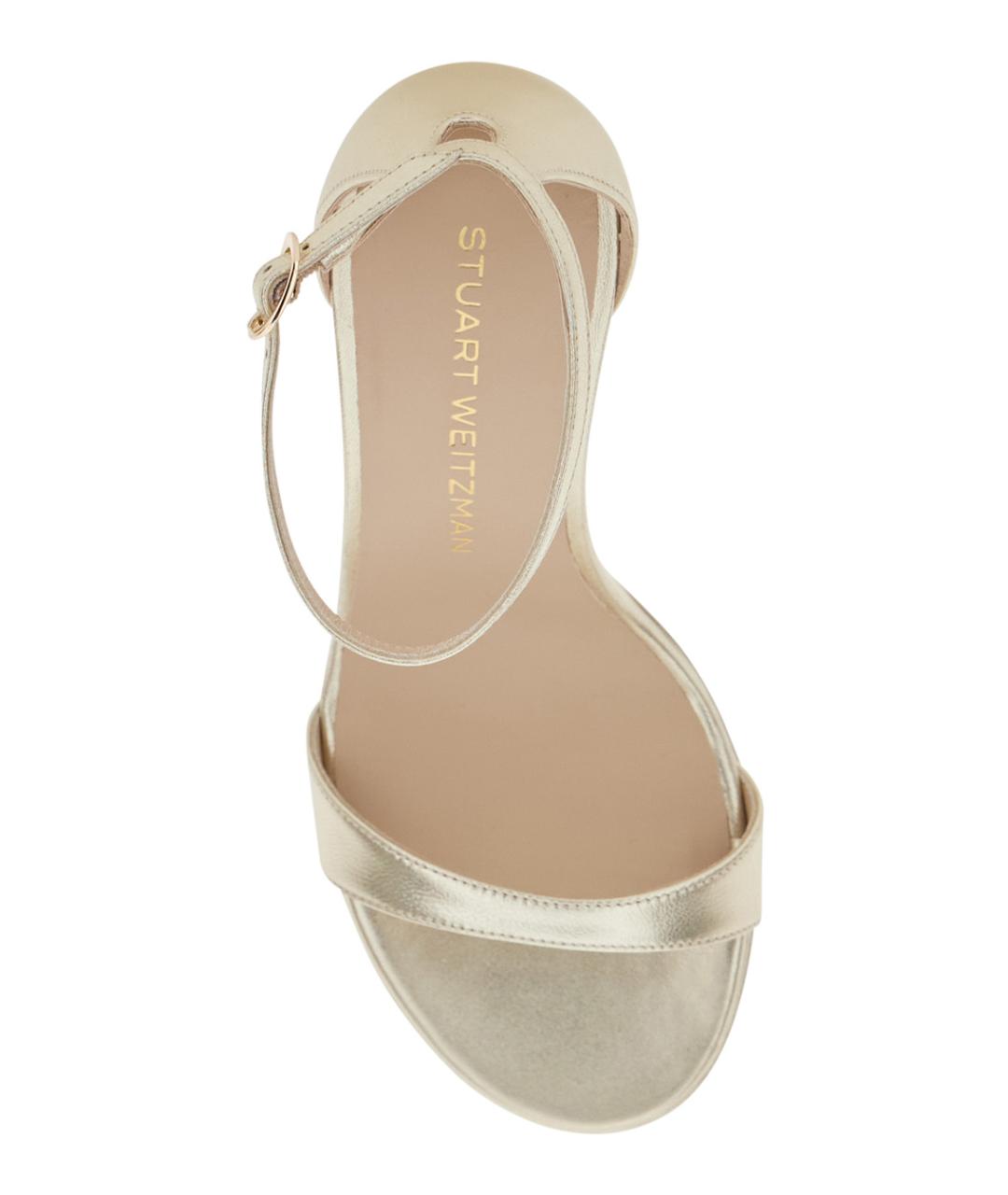 STUART WEITZMAN Кожаные босоножки, фото 4