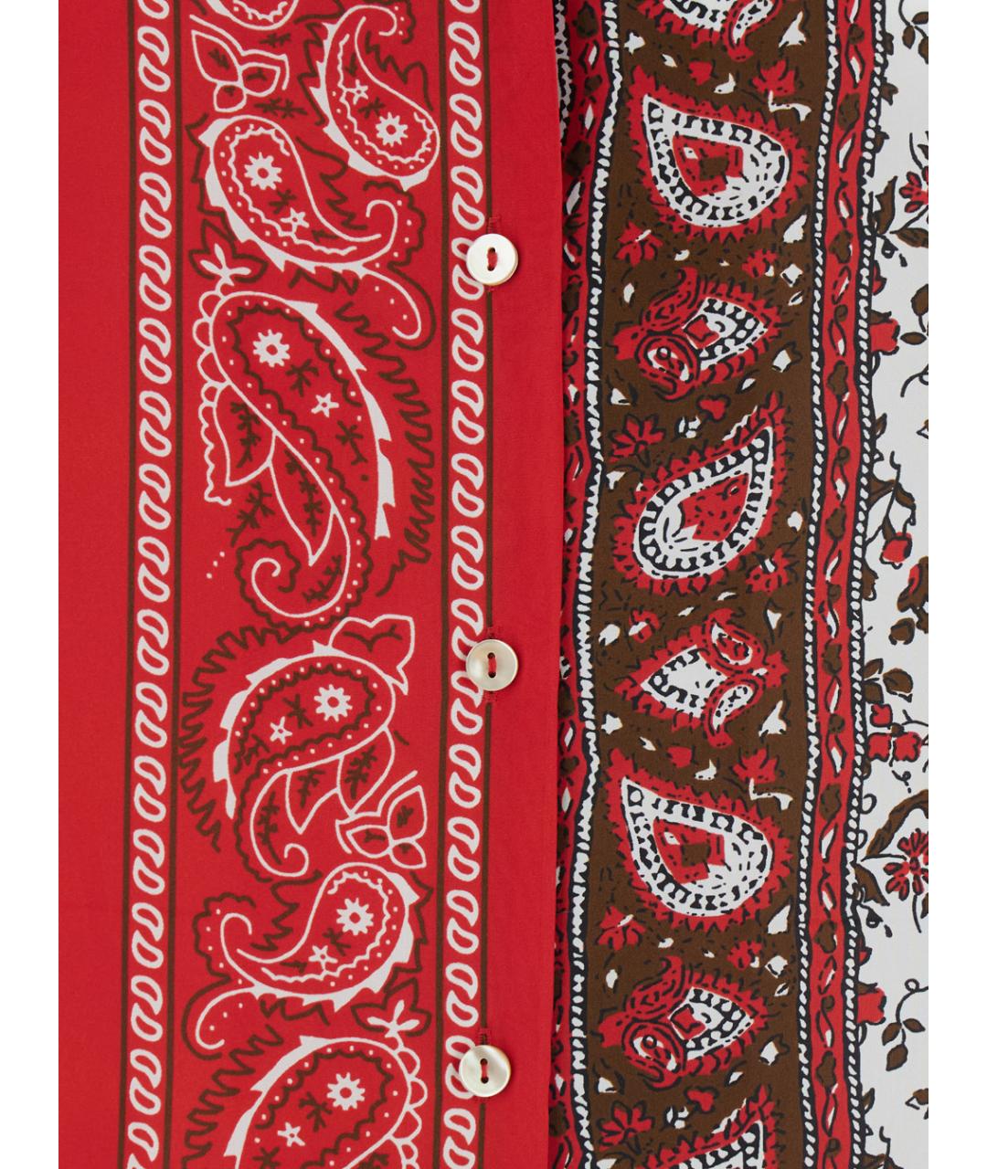 P.A.R.O.S.H. Красная шелковая рубашка, фото 3