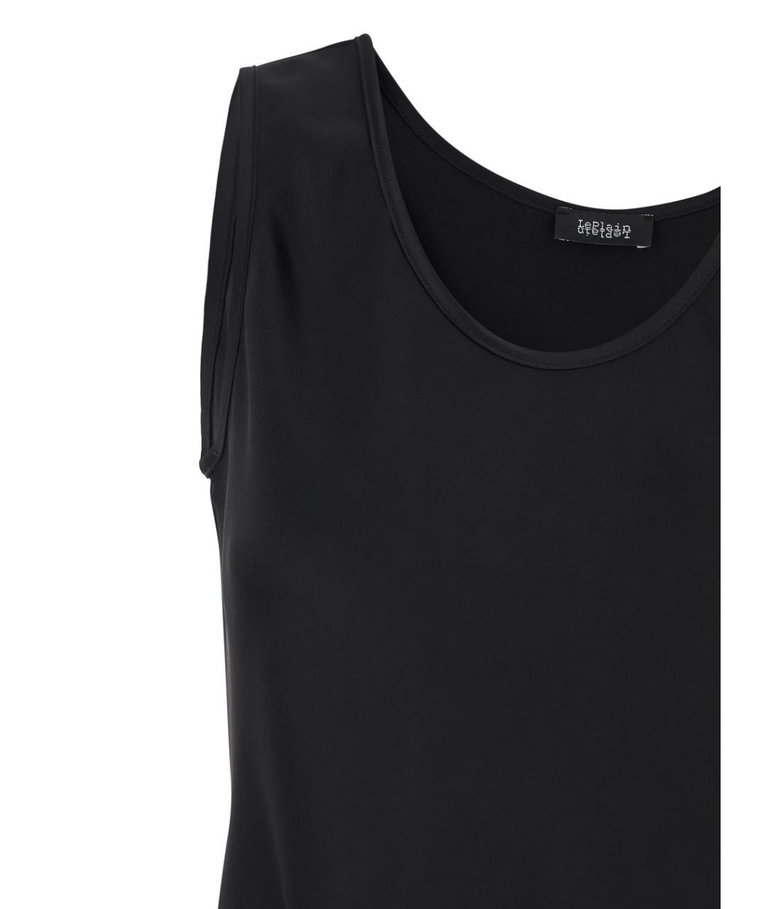 PLAIN Черная полиэстеровая майка, фото 3
