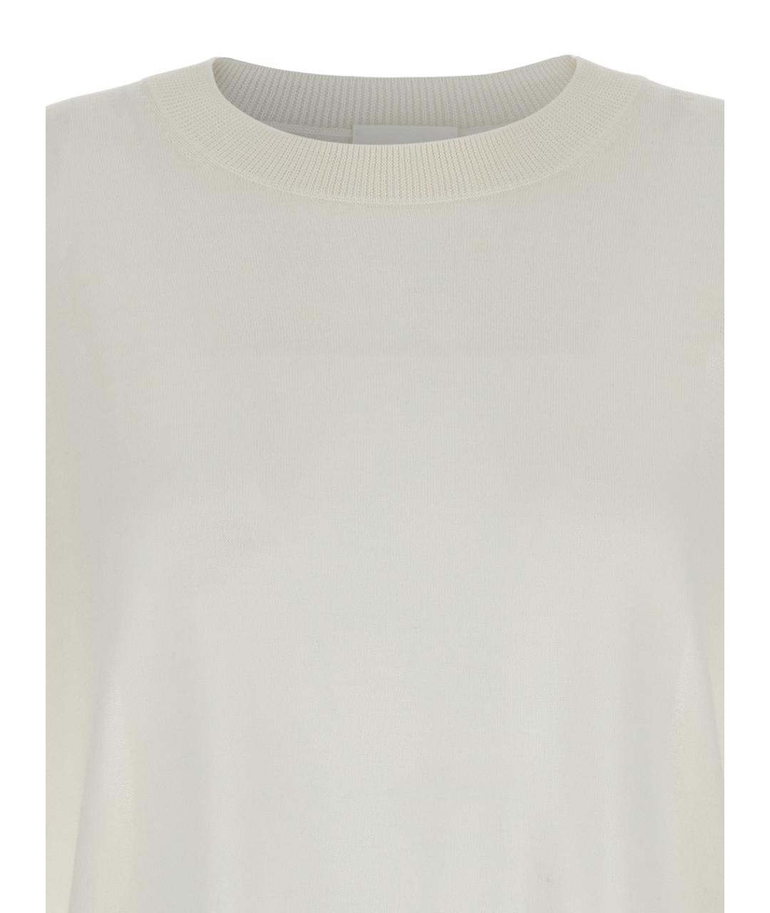 P.A.R.O.S.H. Белый шерстяной джемпер / свитер, фото 3