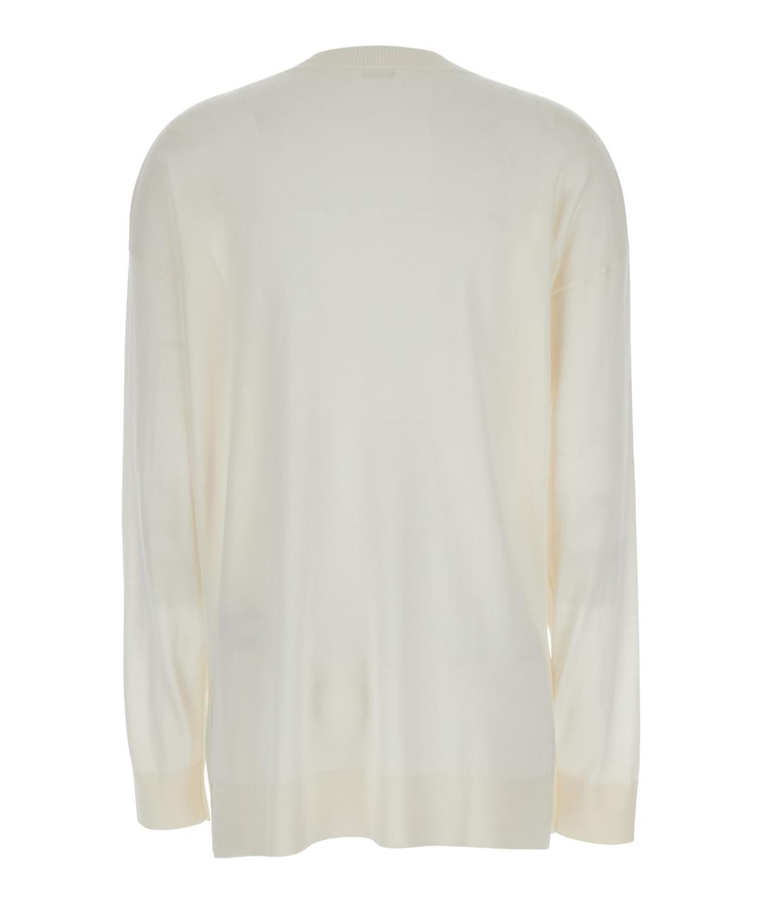 P.A.R.O.S.H. Белый шерстяной джемпер / свитер, фото 2