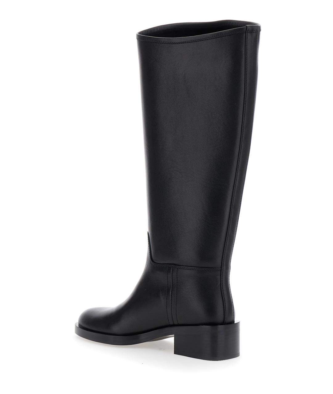 JEFFREY CAMPBELL Черные кожаные сапоги, фото 3