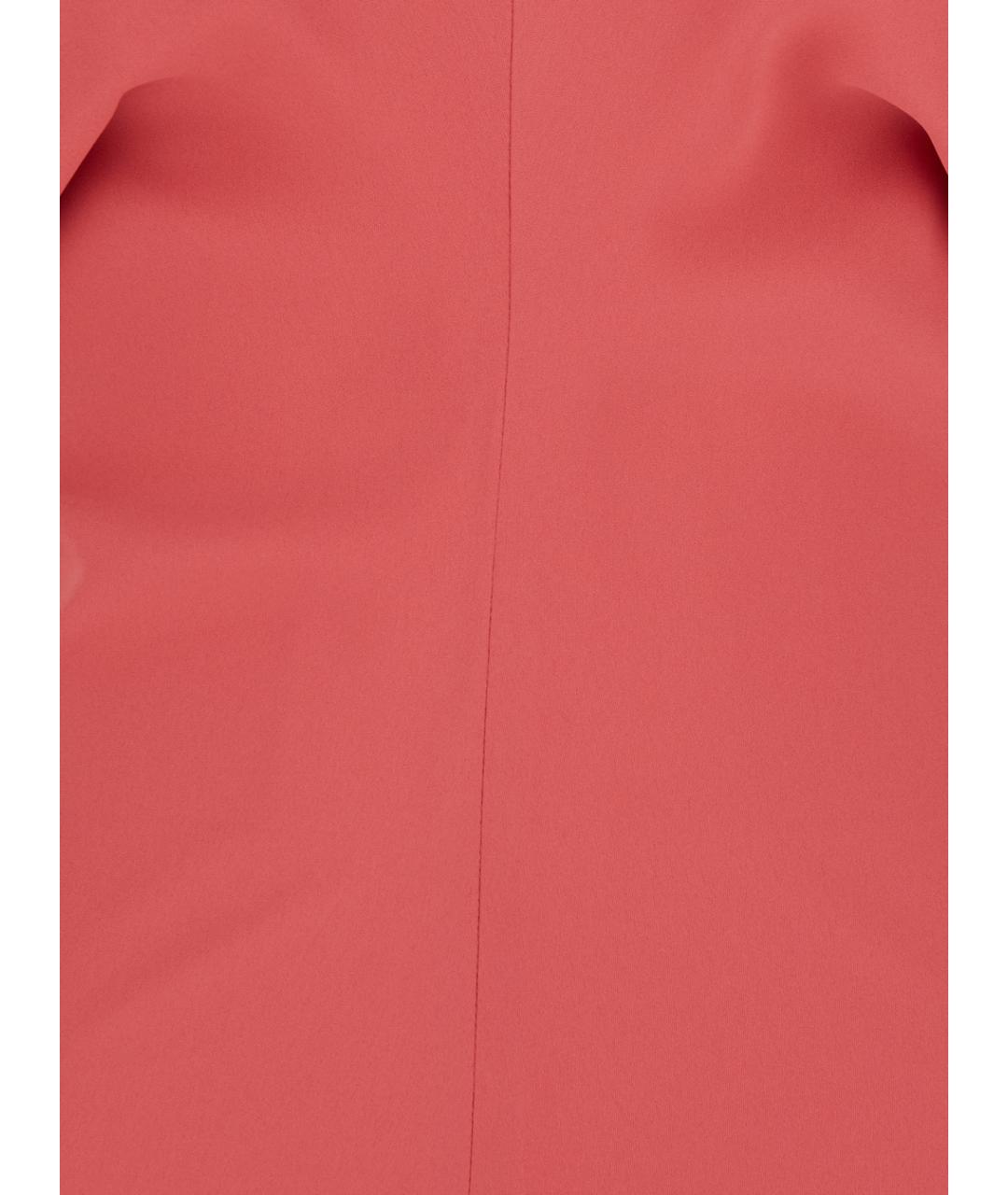 PLAIN Розовое полиэстеровое вечернее платье, фото 3