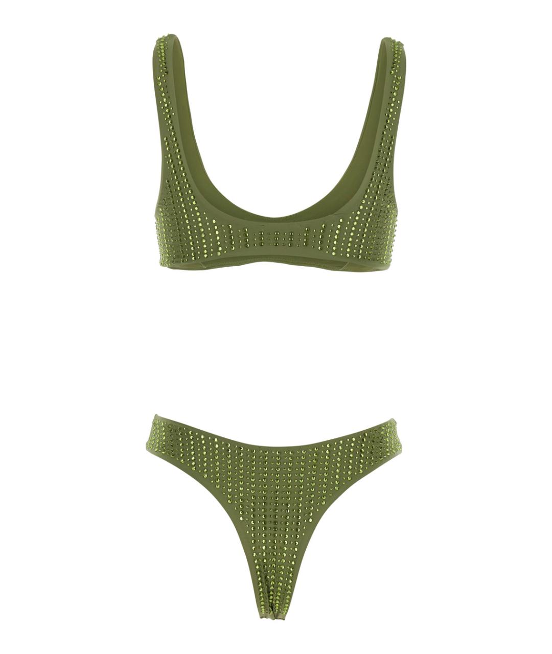 VENUJA Зеленый полиамидовый купальник, фото 2