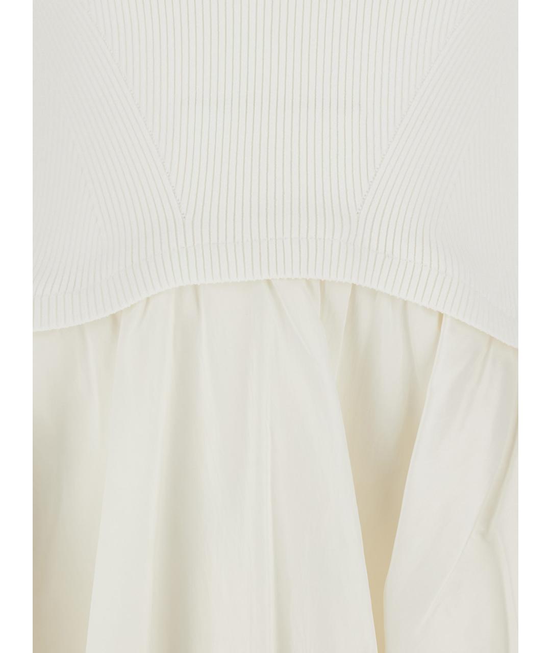 SIMKHAI Белое вискозное повседневное платье, фото 3