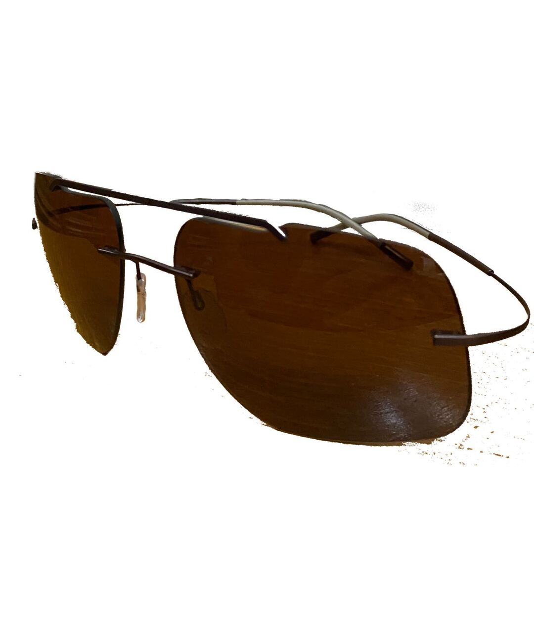 SILHOUETTE Коричневые солнцезащитные очки, фото 2