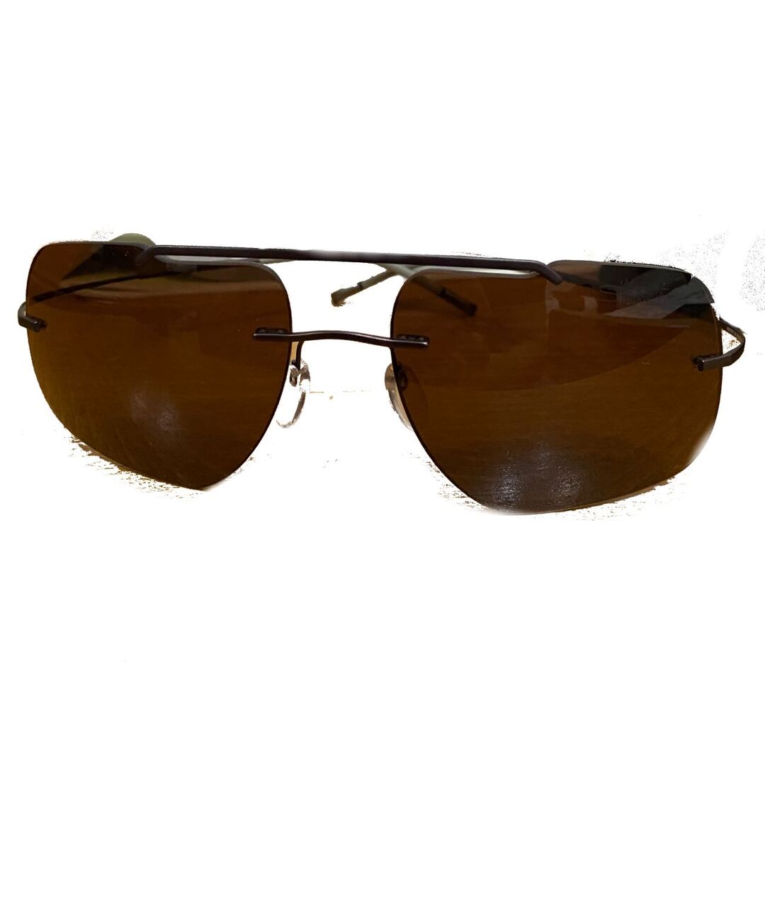 SILHOUETTE Коричневые солнцезащитные очки, фото 1