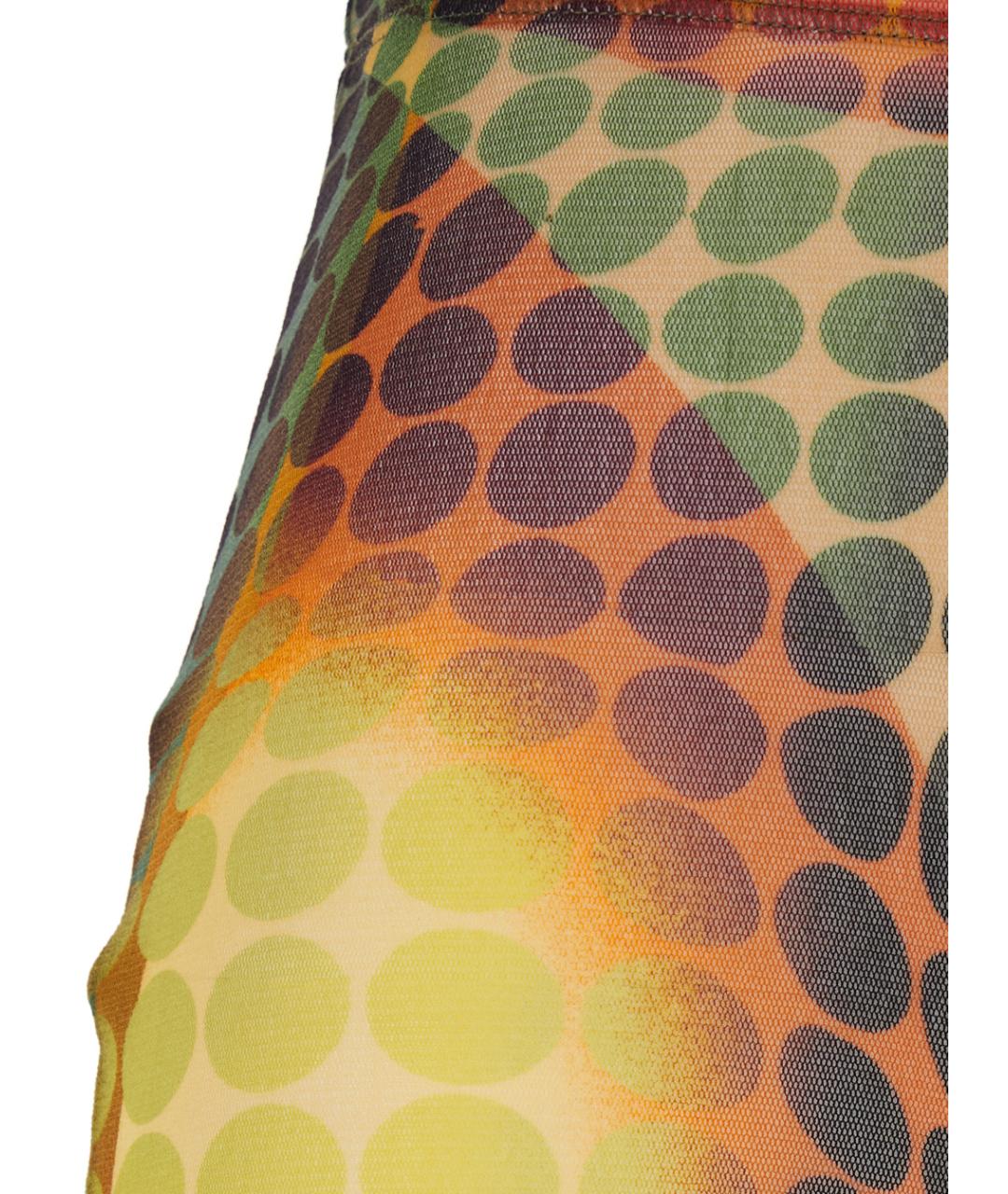 JEAN PAUL GAULTIER Мульти полиамидовые прямые брюки, фото 3