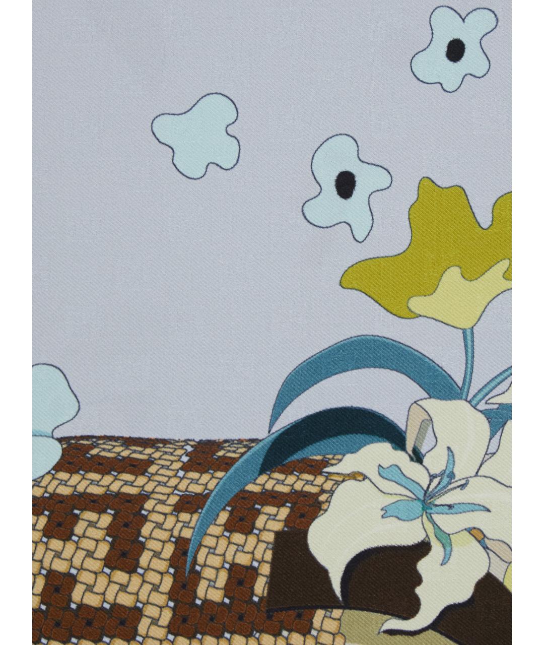 FENDI Мульти шелковый шарф, фото 3