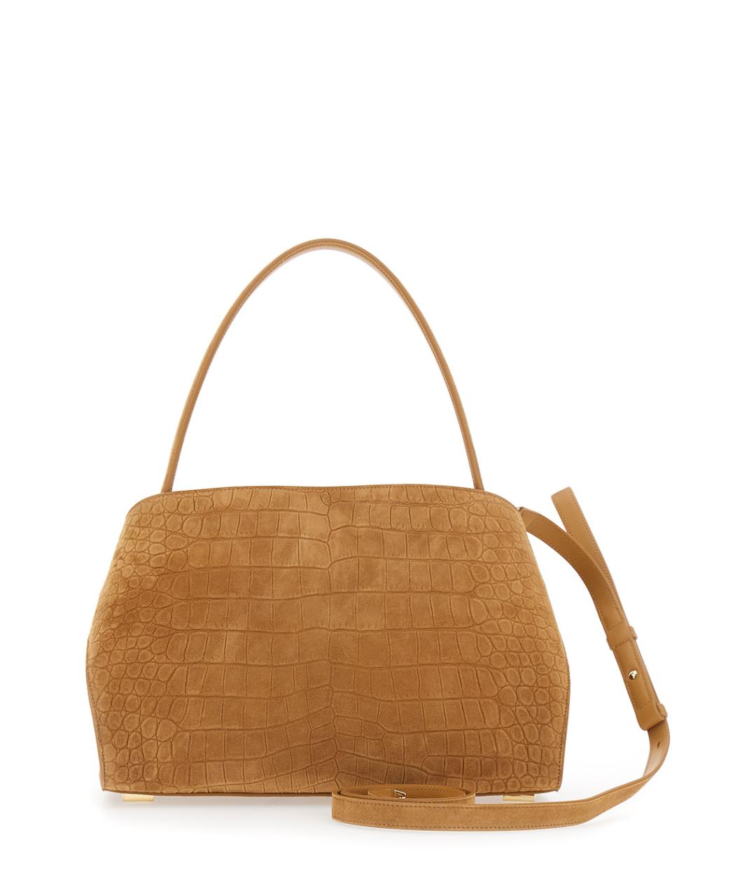 FERRAGAMO Бежевая кожаная сумка тоут, фото 2