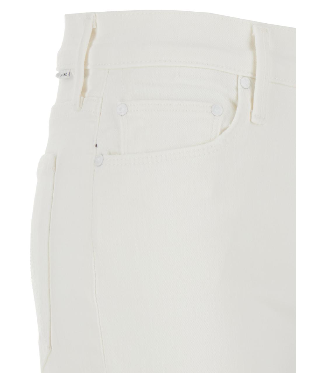 MOTHER Белые прямые джинсы, фото 3