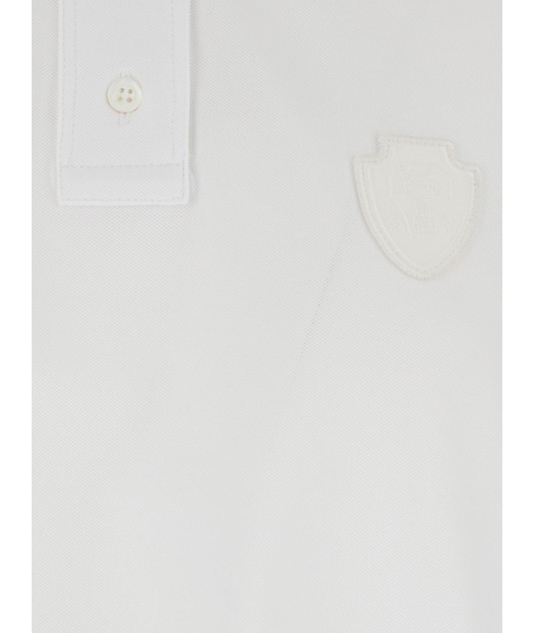 BRUNELLO CUCINELLI Белая хлопковая футболка, фото 3