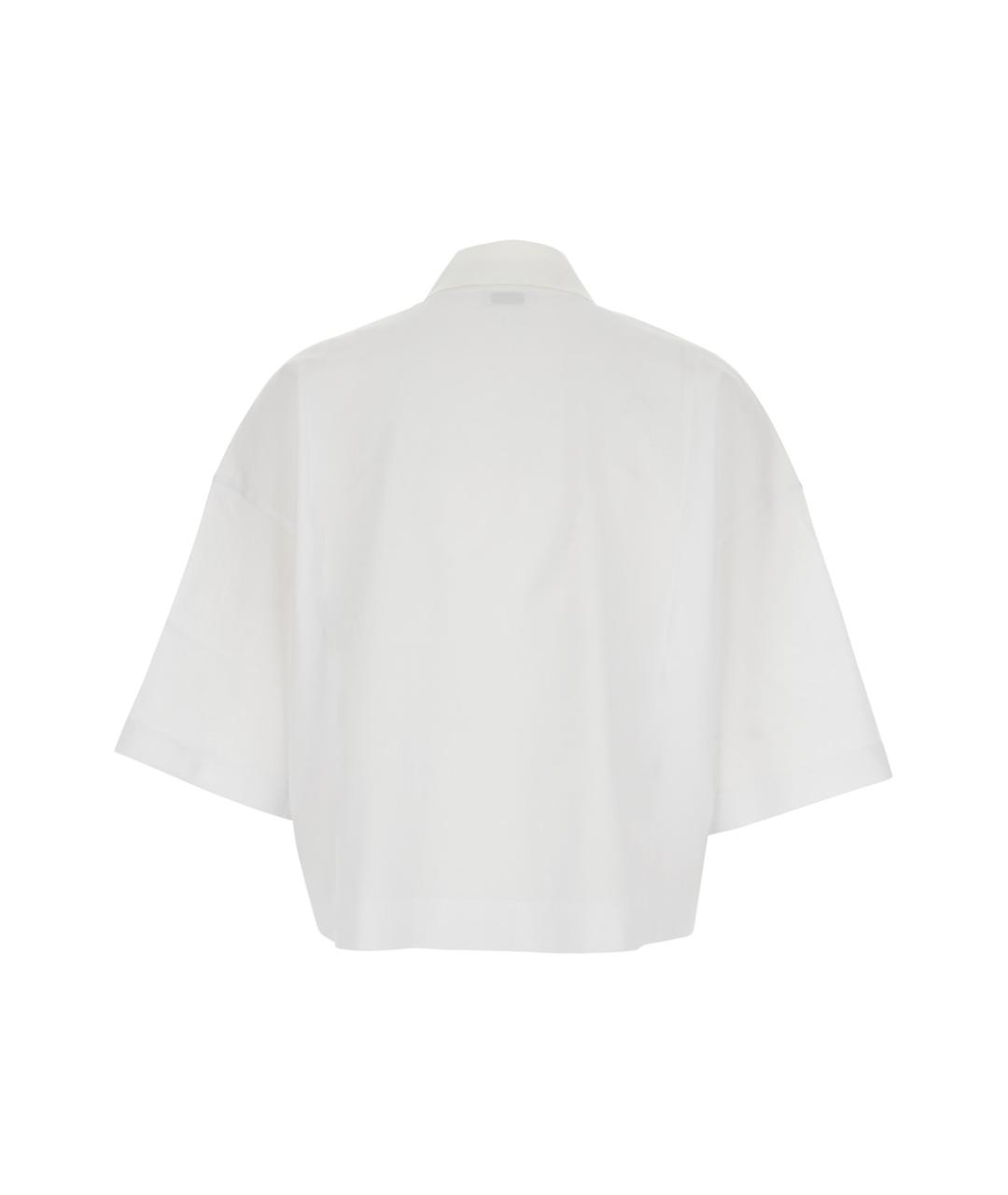 BRUNELLO CUCINELLI Белая хлопковая футболка, фото 2