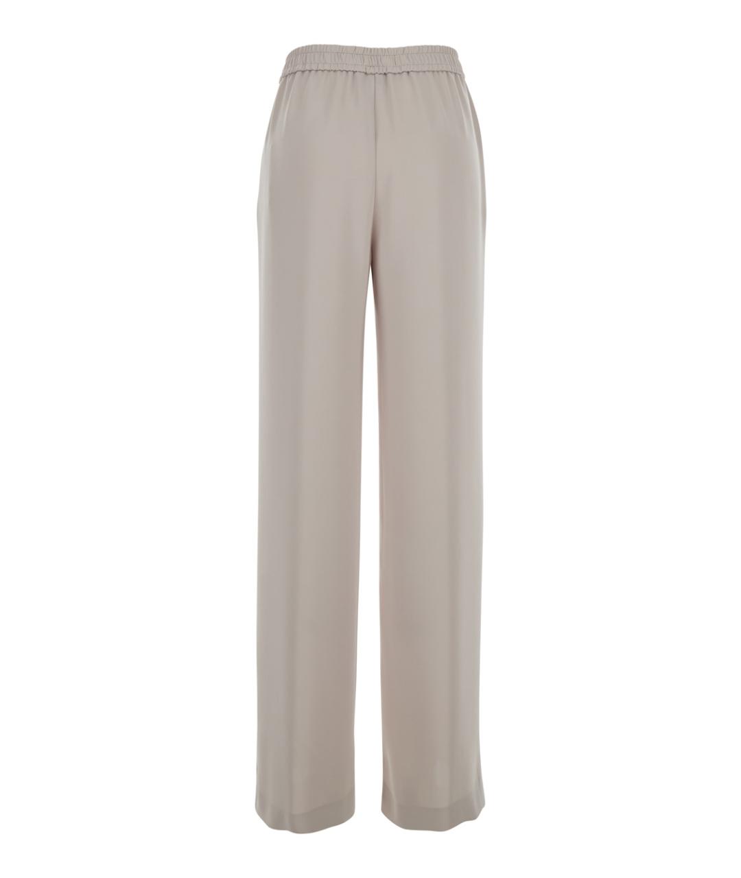 HERNO Бежевые полиэстеровые прямые брюки, фото 2