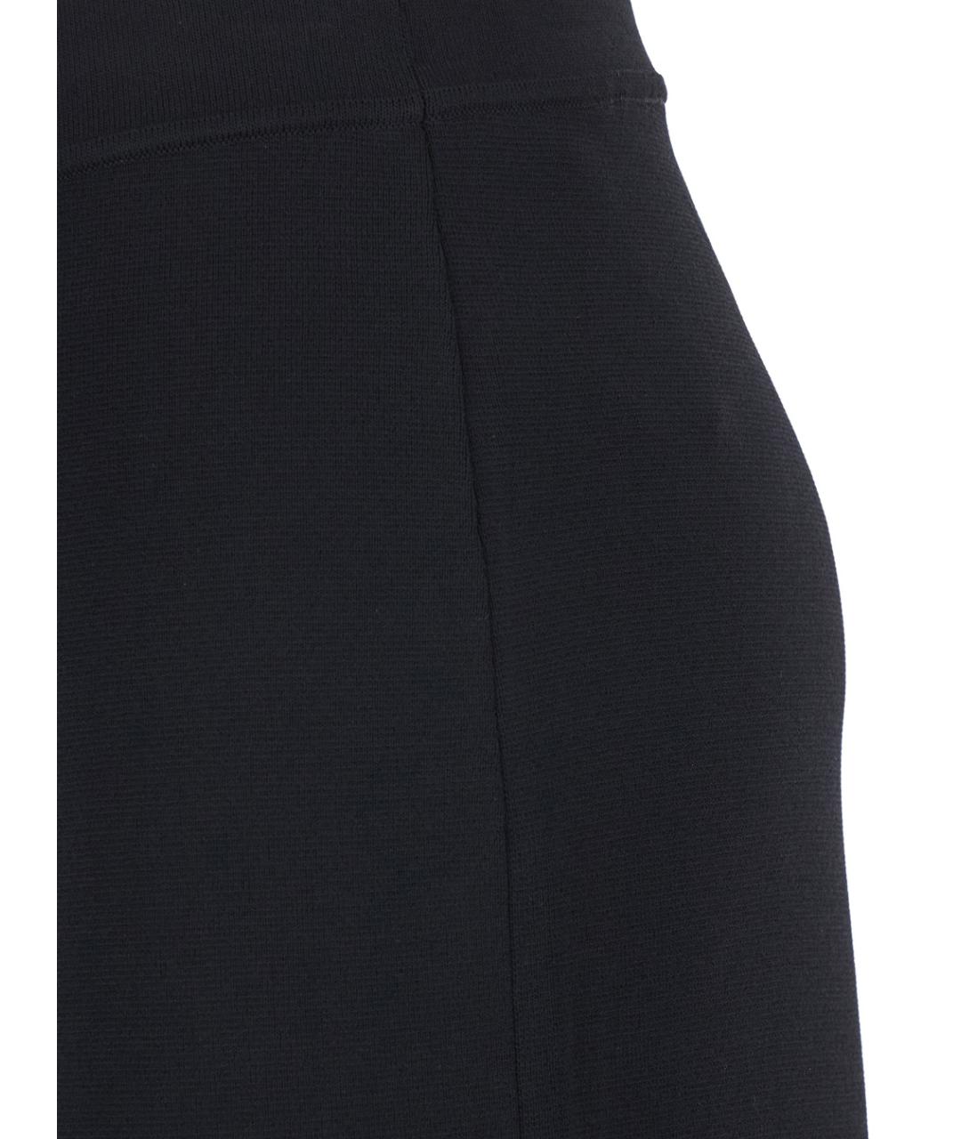 P.A.R.O.S.H. Черные вискозные прямые брюки, фото 3