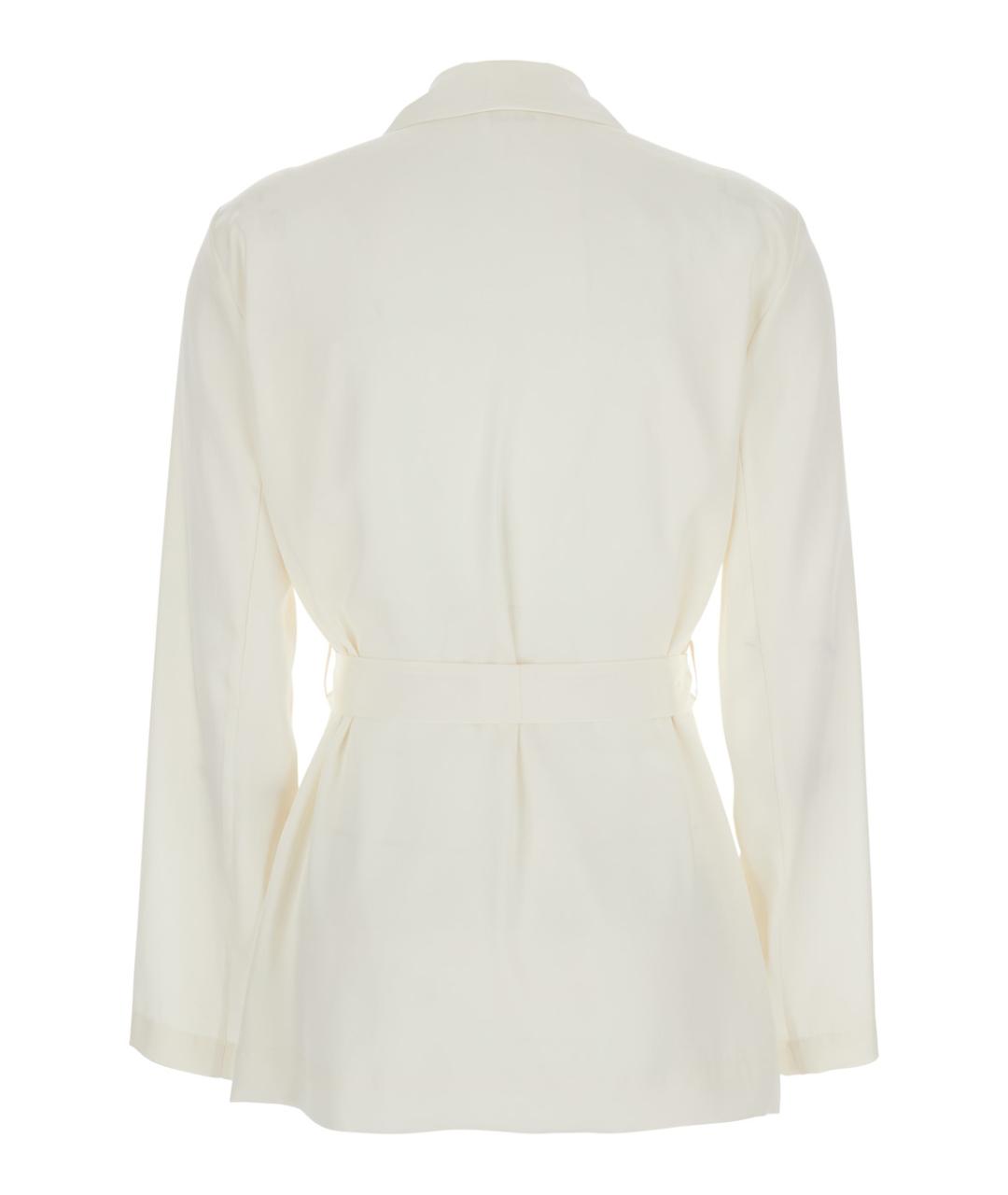 P.A.R.O.S.H. Белый полиэстеровый жакет/пиджак, фото 2