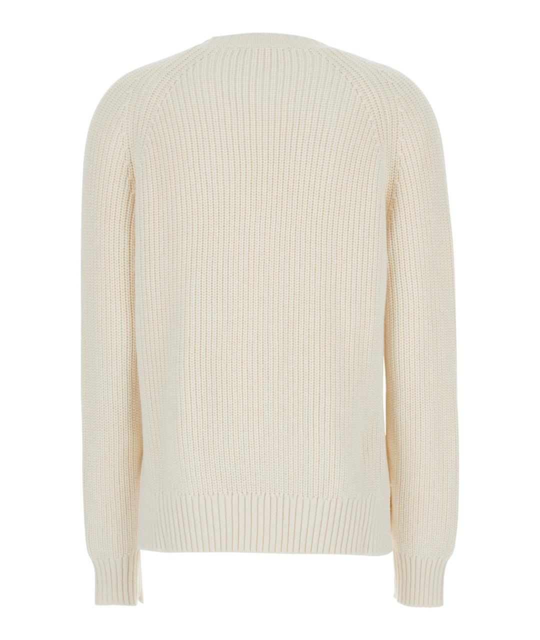 P.A.R.O.S.H. Белый хлопковый джемпер / свитер, фото 2