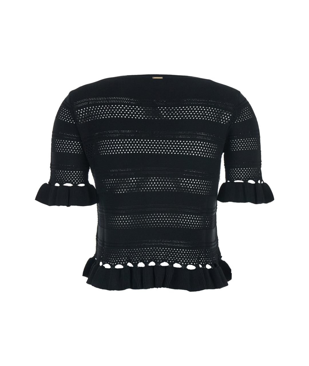 TWIN-SET Черный вискозный джемпер / свитер, фото 2