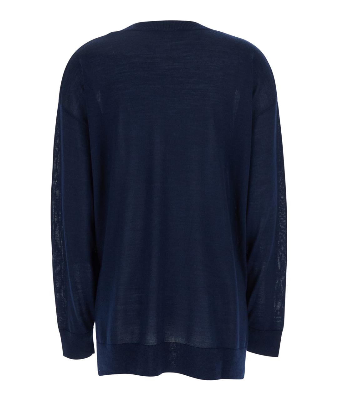 P.A.R.O.S.H. Синий шерстяной джемпер / свитер, фото 2