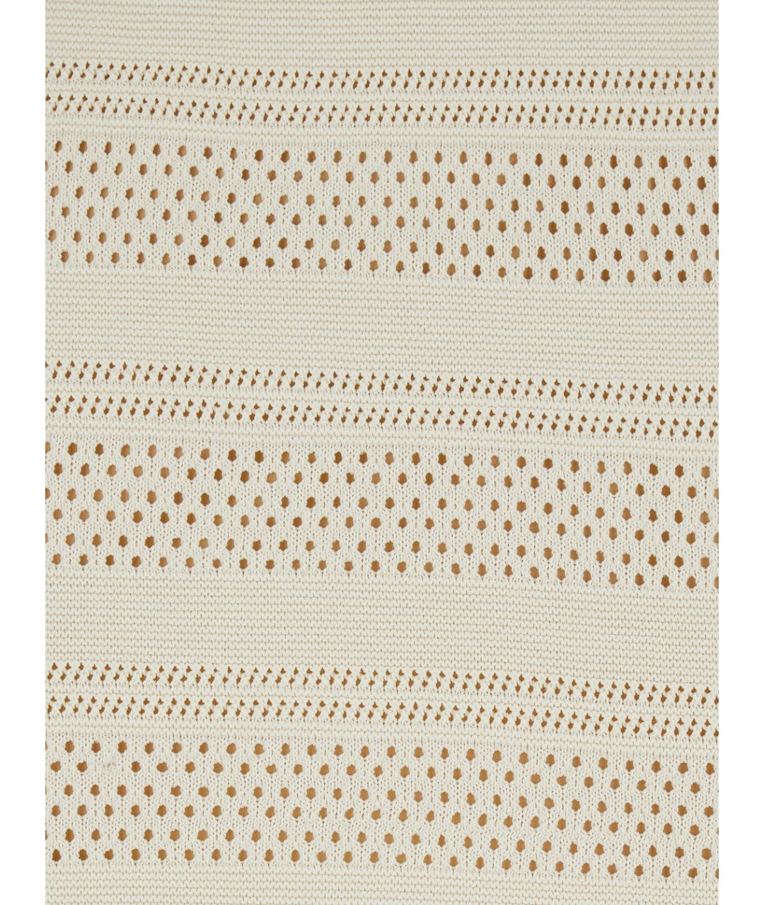 TWIN-SET Белая вискозная юбка миди, фото 3