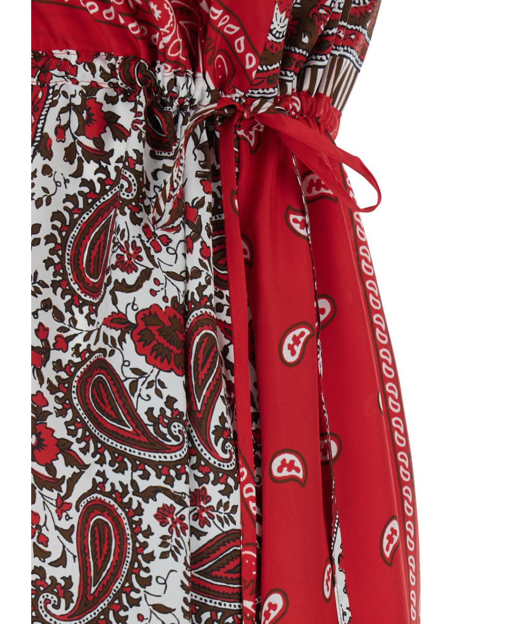 P.A.R.O.S.H. Красное шелковое повседневное платье, фото 3