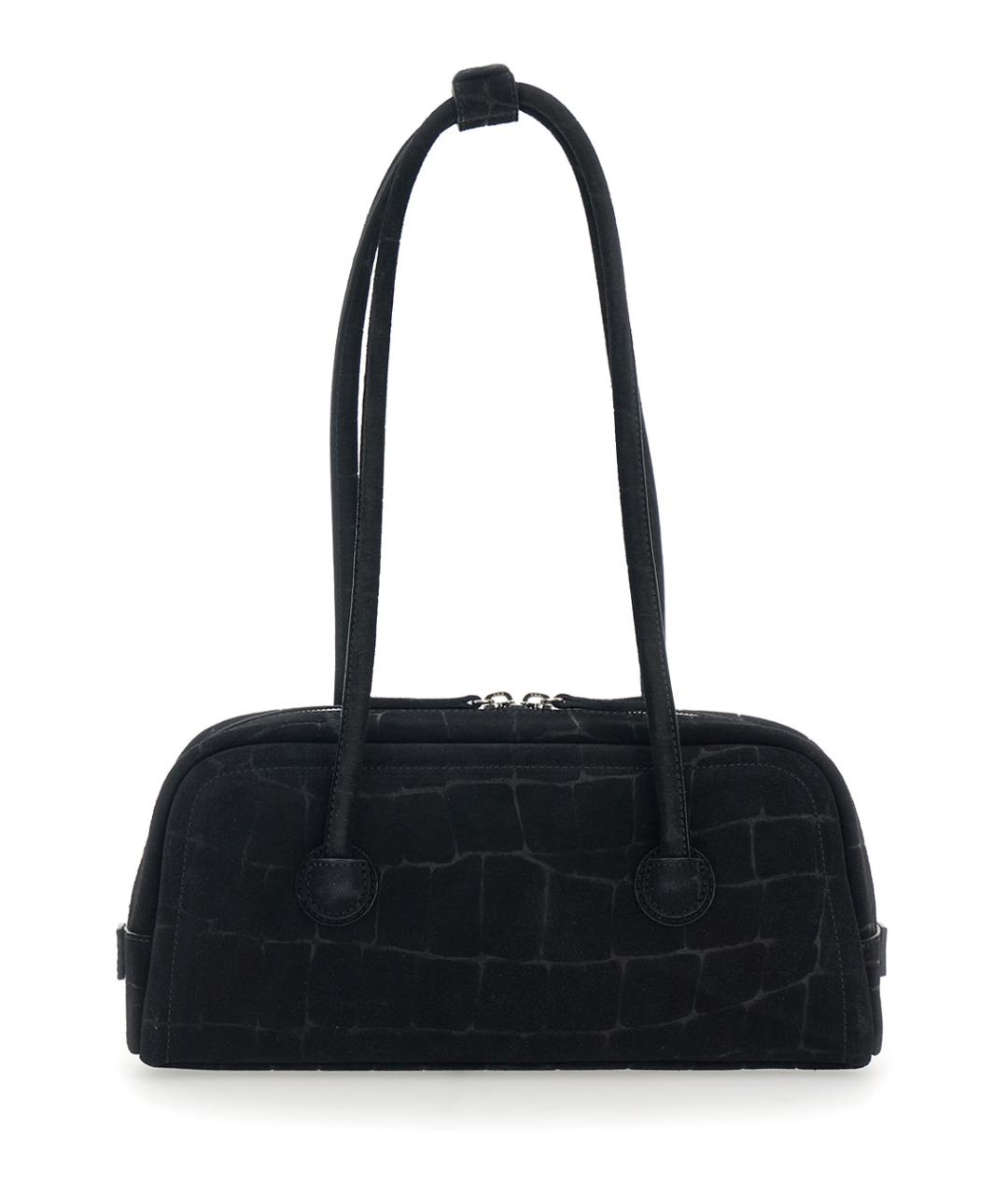 MARGESHERWOOD Черная замшевая сумка через плечо, фото 2