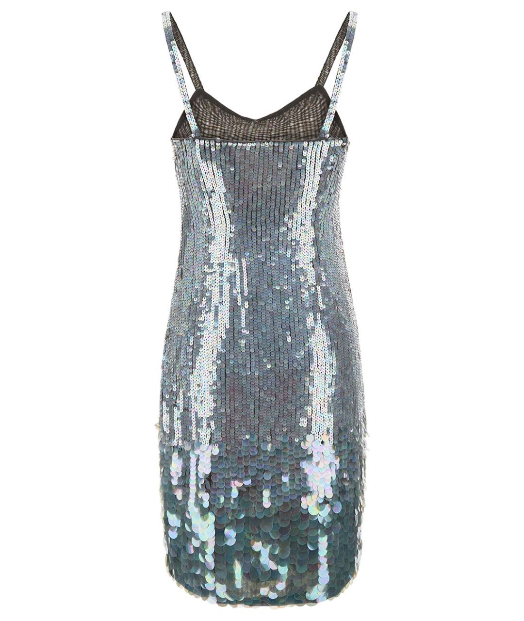 P.A.R.O.S.H. Серое полиамидовое вечернее платье, фото 2