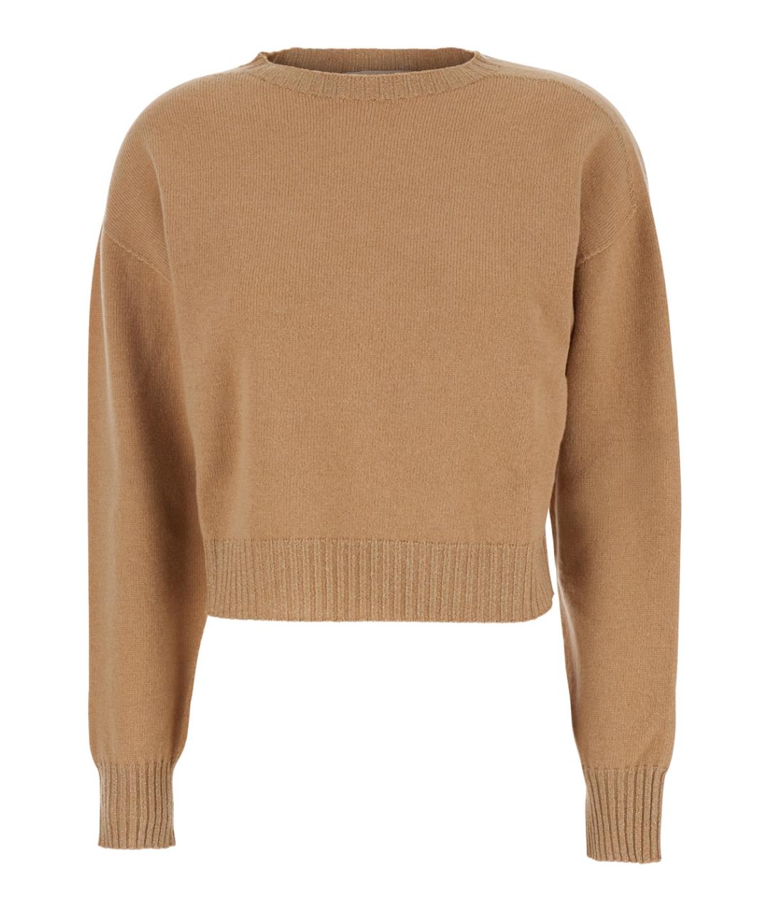 TWIN-SET Бежевый шерстяной джемпер / свитер, фото 1