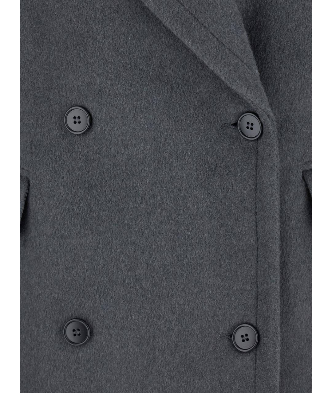 PLAIN Серое шерстяное пальто, фото 3
