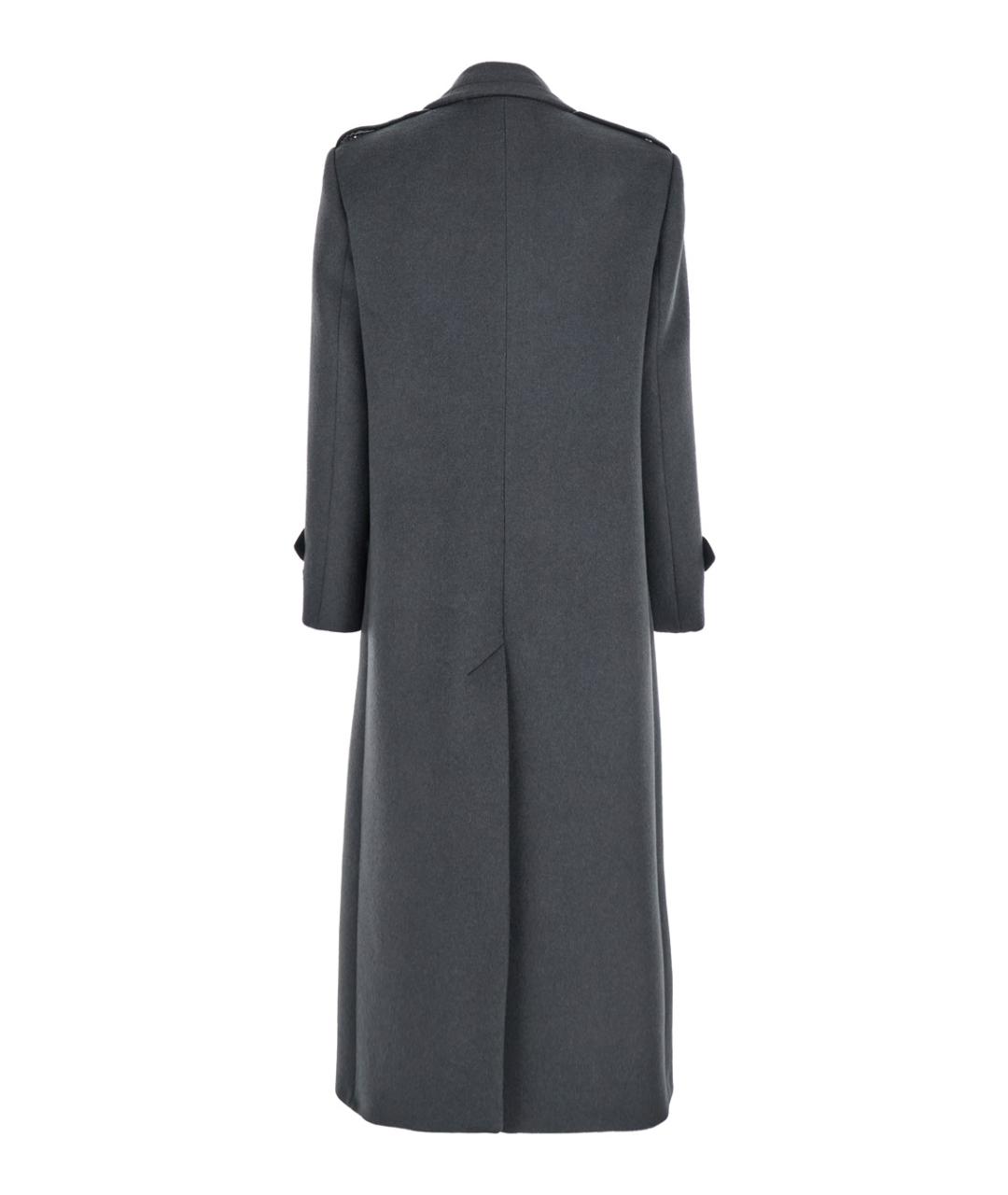 PLAIN Серое шерстяное пальто, фото 2