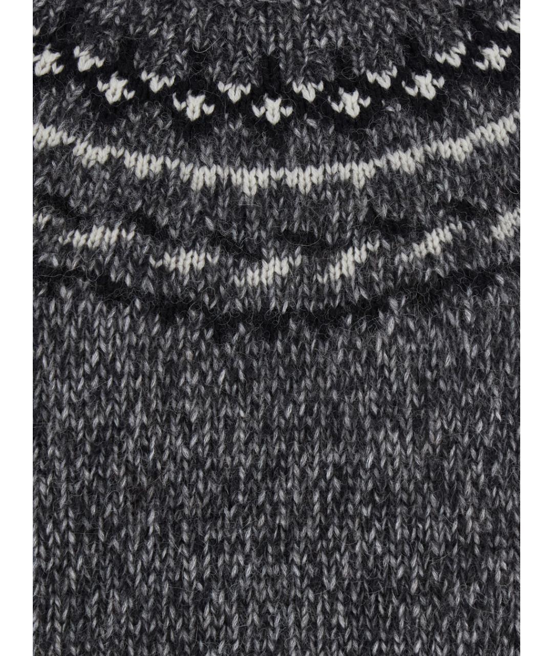 P.A.R.O.S.H. Серый шерстяной джемпер / свитер, фото 3