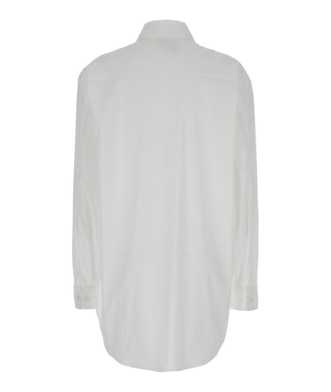 PLAIN Белая хлопковая рубашка, фото 2