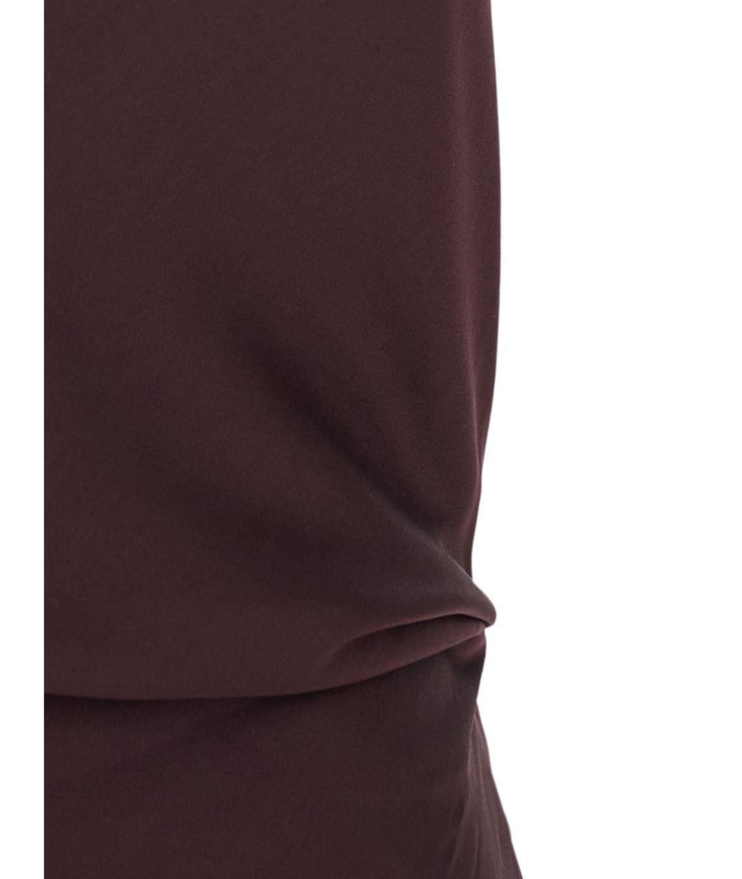 SIMKHAI Коричневое ацетатное платье, фото 3