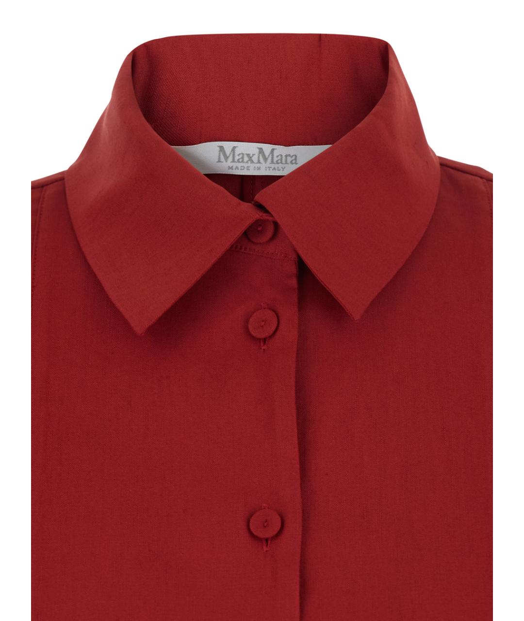 MAXMARA PURE Красное повседневное платье, фото 3