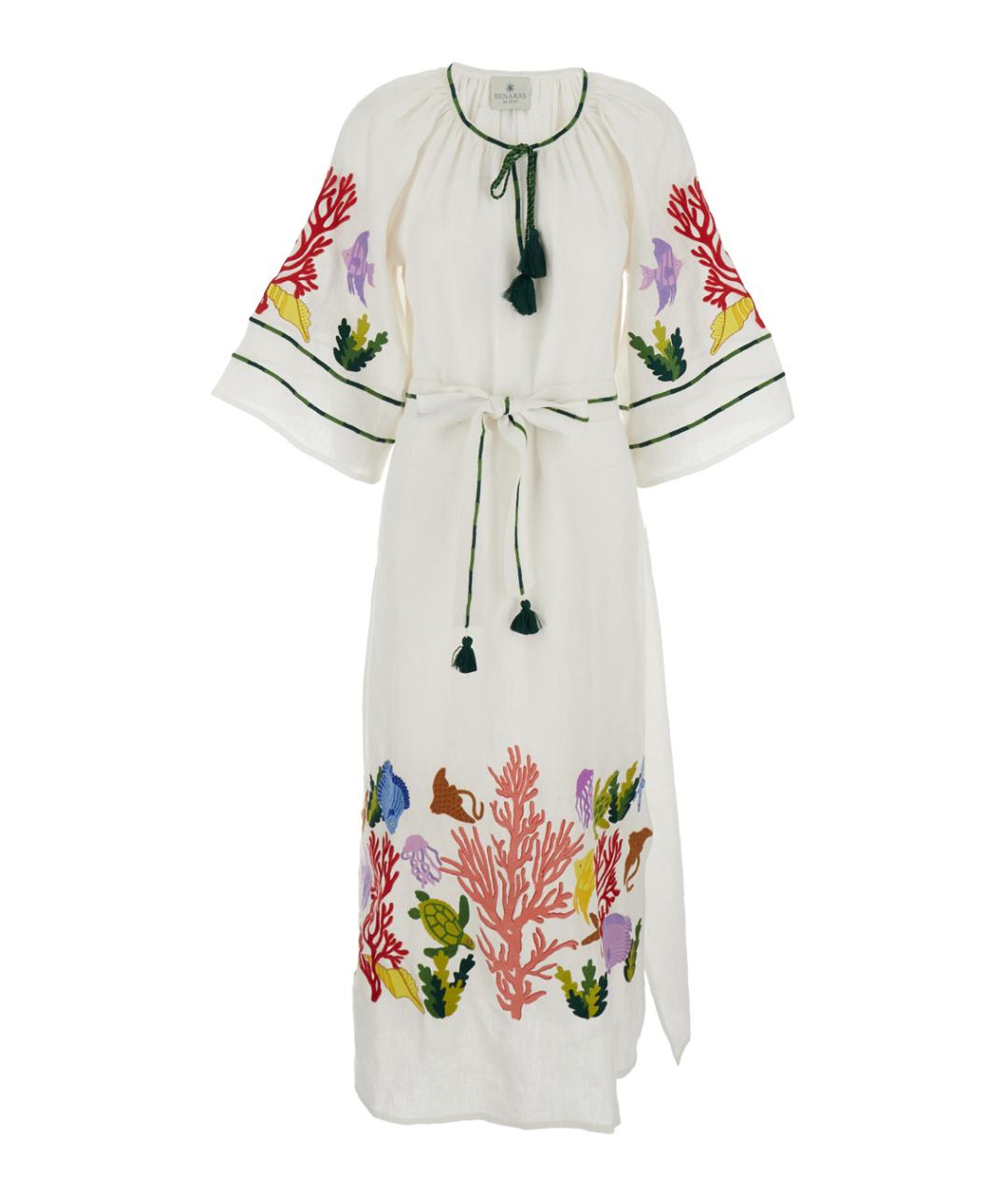 BENARAS BY CITRUS Белая льняная туника, фото 1