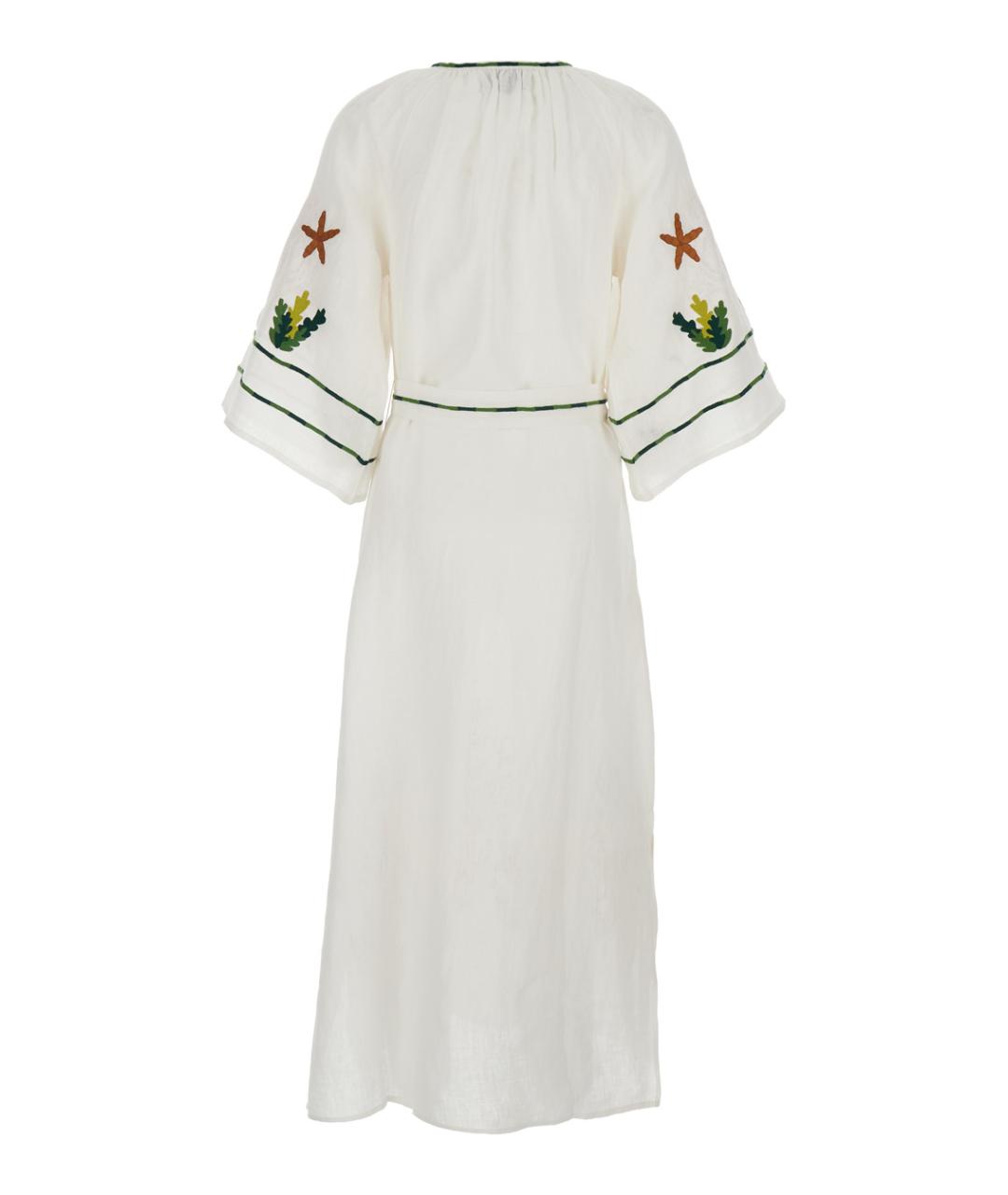 BENARAS BY CITRUS Белая льняная туника, фото 2