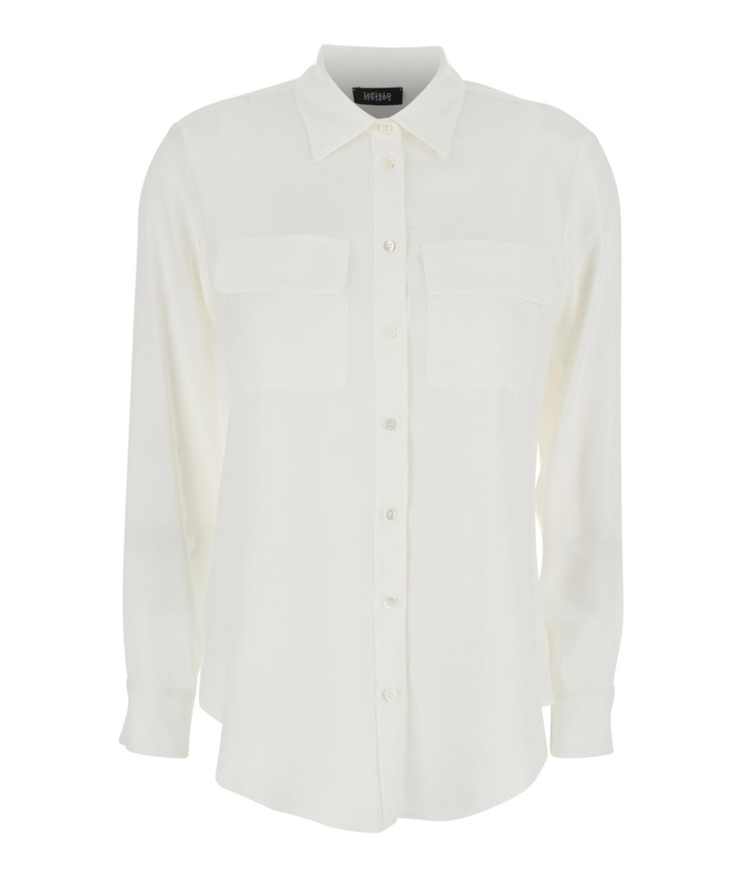 PLAIN Белая ацетатная рубашка, фото 1