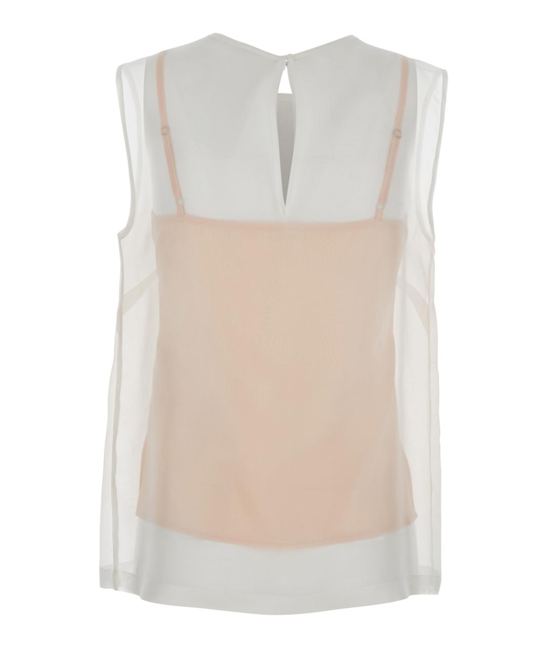 P.A.R.O.S.H. Белая шелковая блузы, фото 2