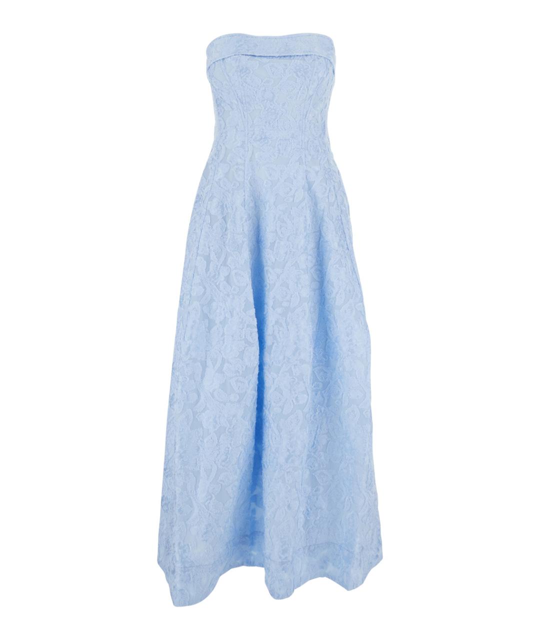 SIMKHAI Голубое полиамидовое вечернее платье, фото 1