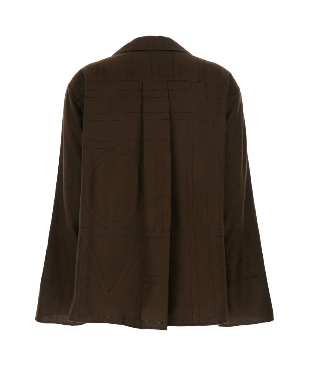 TOTEME Коричневая рубашка, фото 2