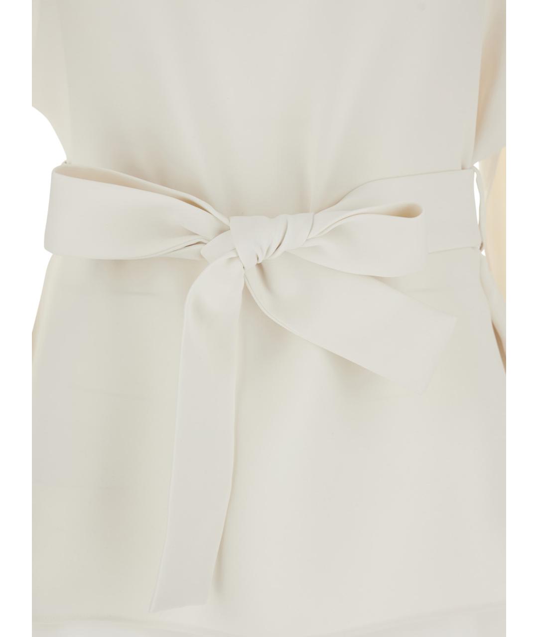 P.A.R.O.S.H. Белая полиэстеровая блузы, фото 3