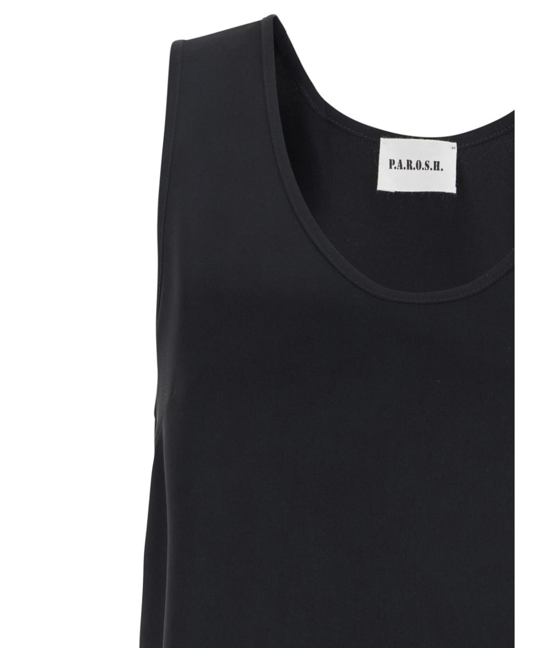 P.A.R.O.S.H. Черная майка, фото 3