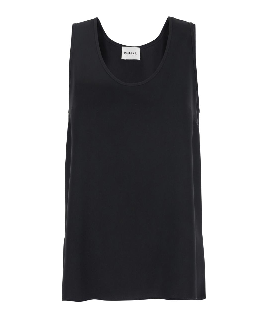 P.A.R.O.S.H. Черная майка, фото 1