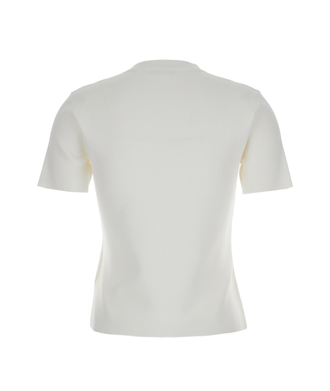 MAXMARA PURE Белая вискозная футболка, фото 2